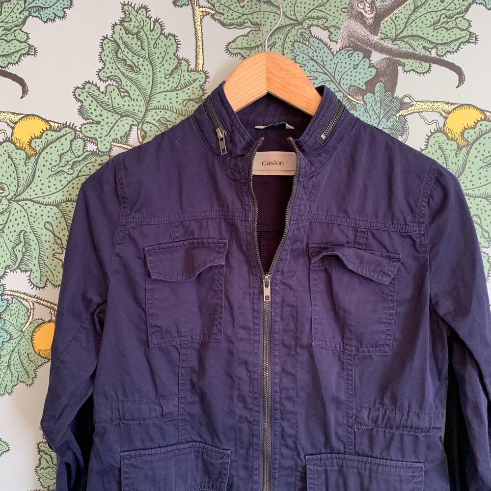 Calson Navy Blue Utility Jacket - image 2